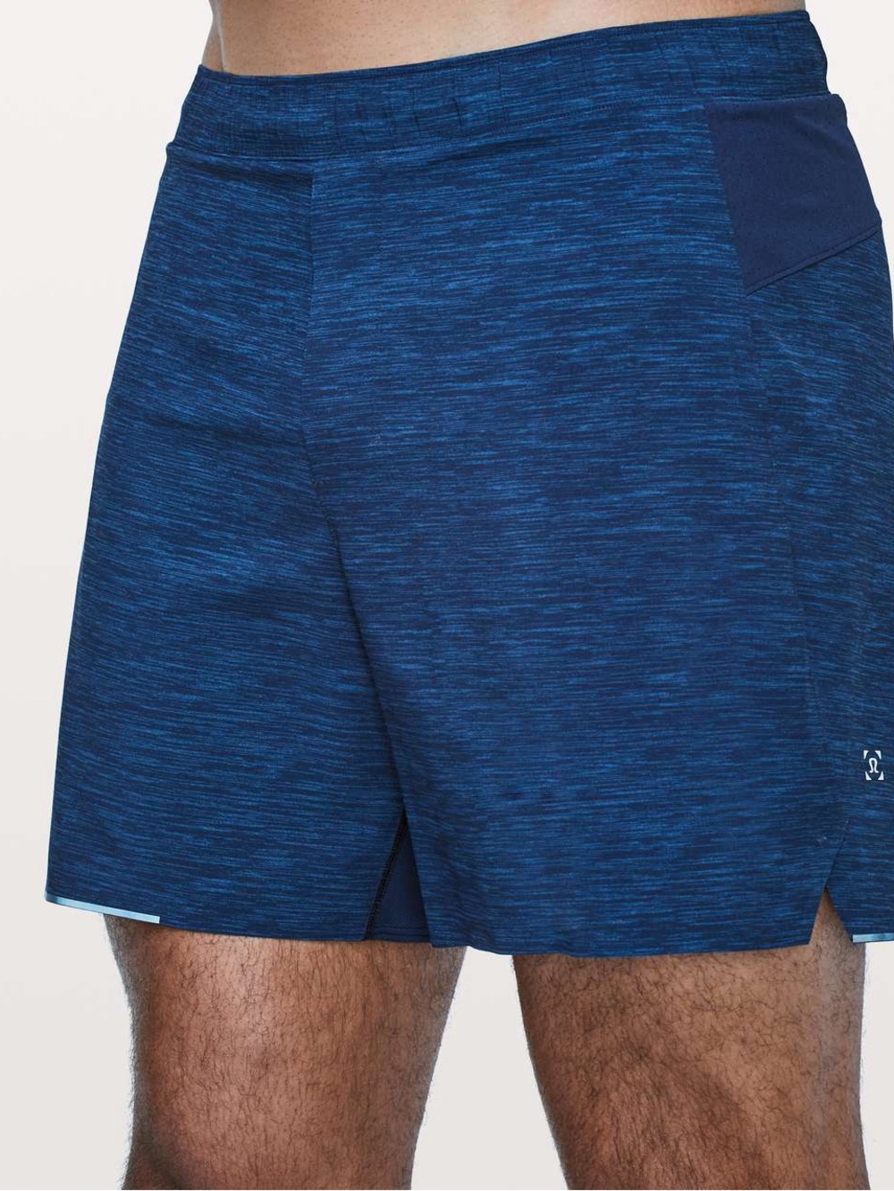 Lululemon Surge Short *6" Updated
Heather Allover Iron Blue True Navy - Medium